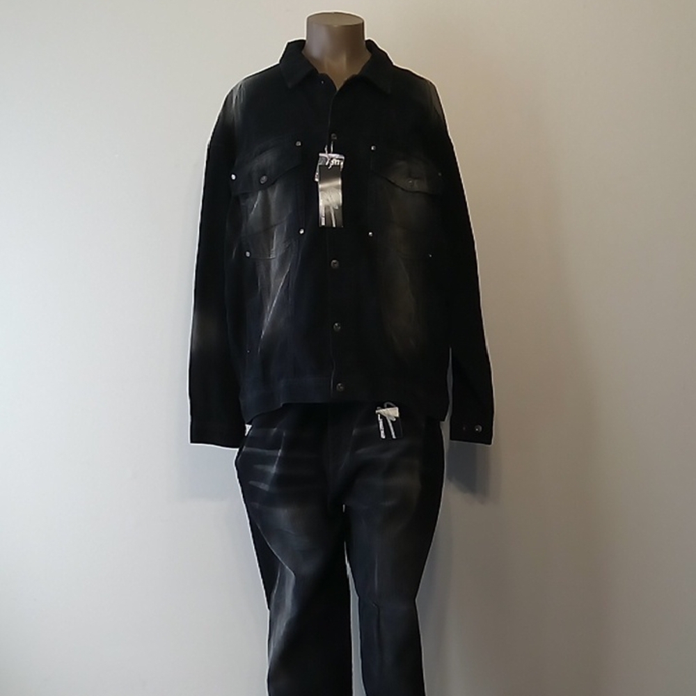 Men's Black Denim Jacket